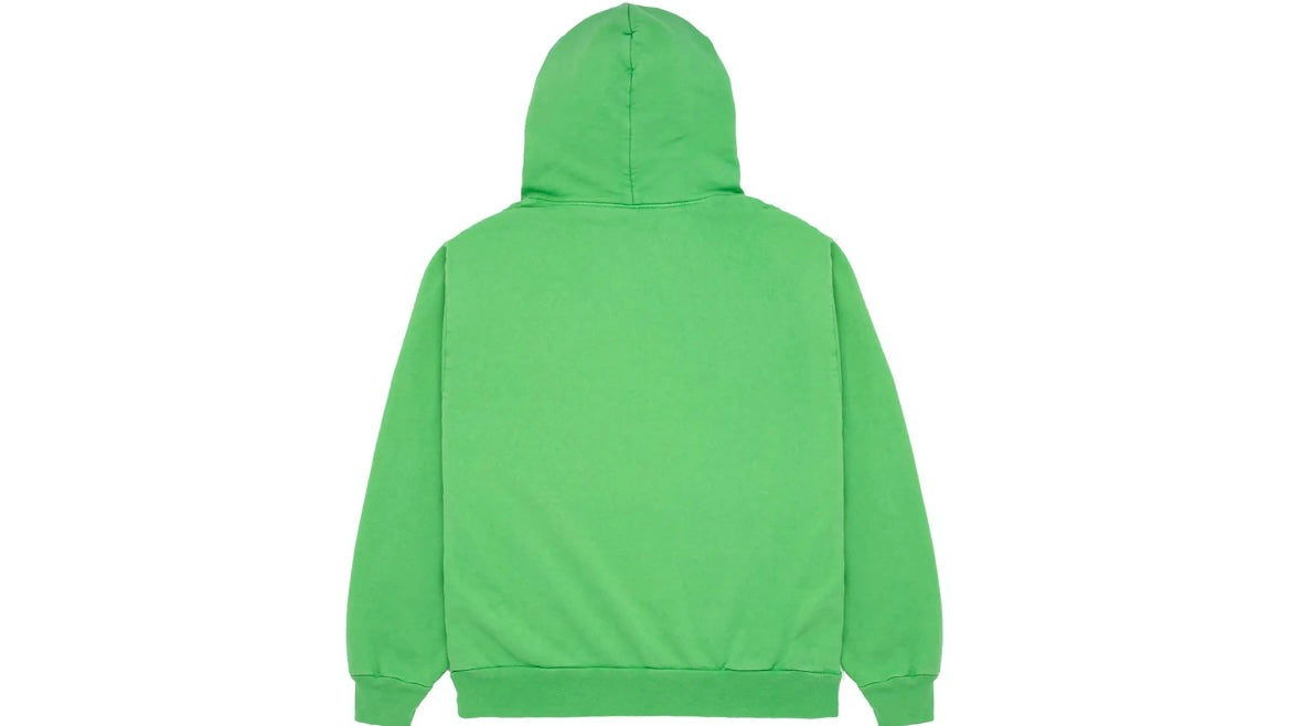SP5DER WORLDWIDE WEB RHINESTONE HOODIE ‘SLIME GREEN’