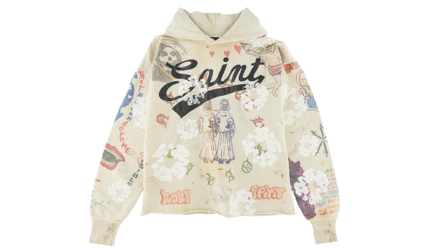 SAINT MXXXXXX x DENIM TEARS GRAFFITI HOODIE