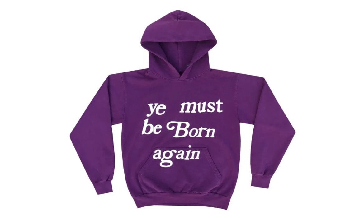 CACTUS PLANT FLEA MARKET BORN AGAIN HOODED SWEATER ‘PURPLE’