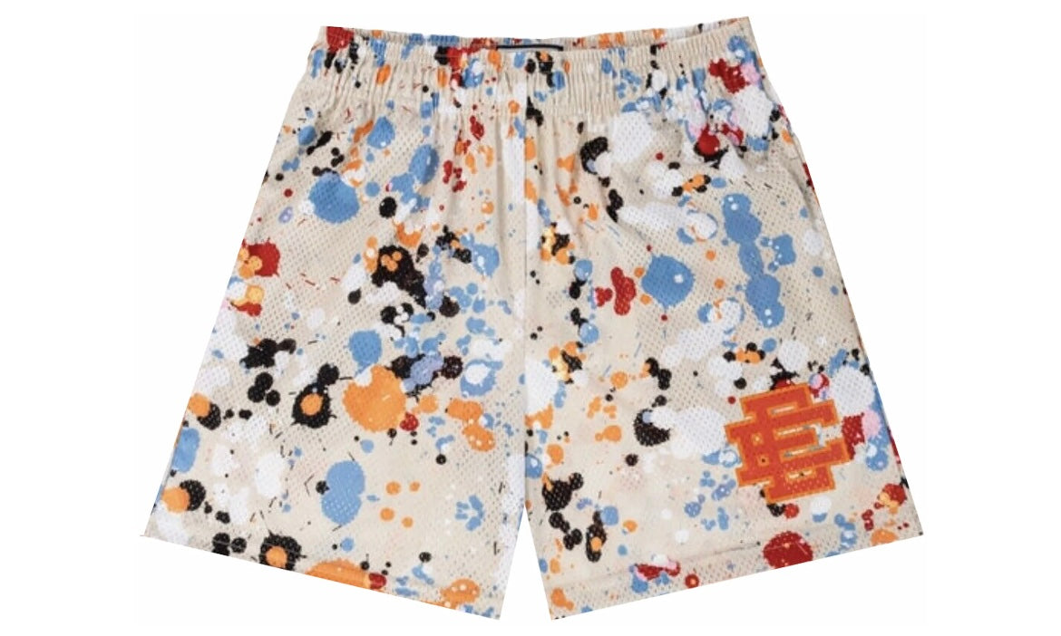 ERIC EMANUEL EE BASIC SHORT ‘WHITE SPLATTER’