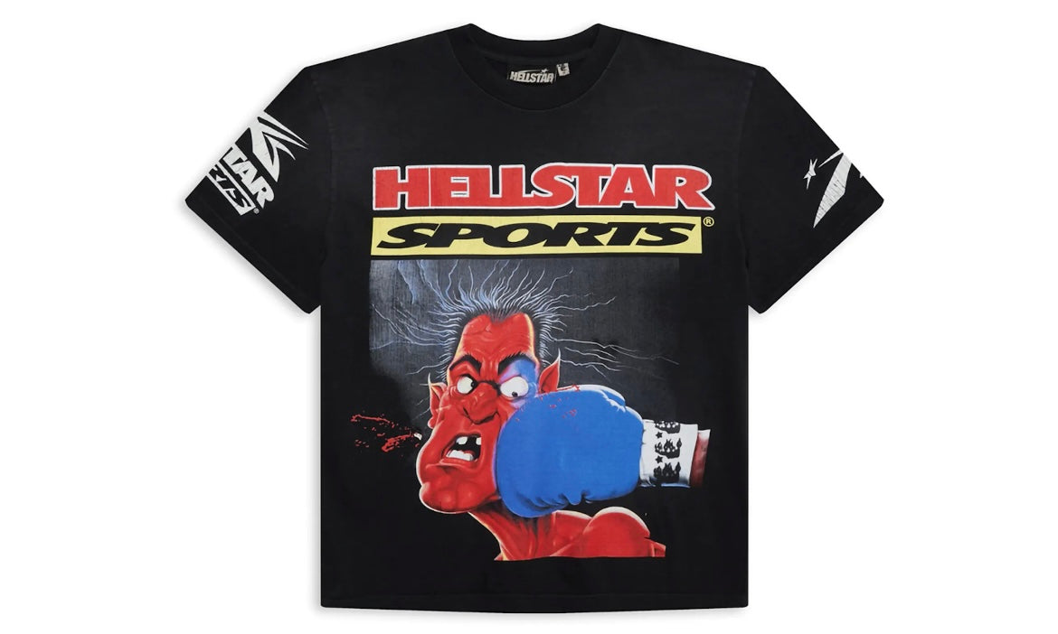 HELLSTAR KNOCK-OUT TEE ‘BLACK’