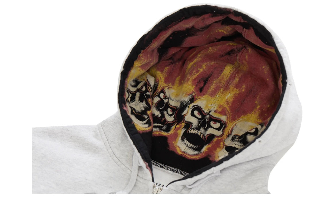 SUPREME MM6 MAISON MARGIELA ZIP UP ‘ASH GREY’