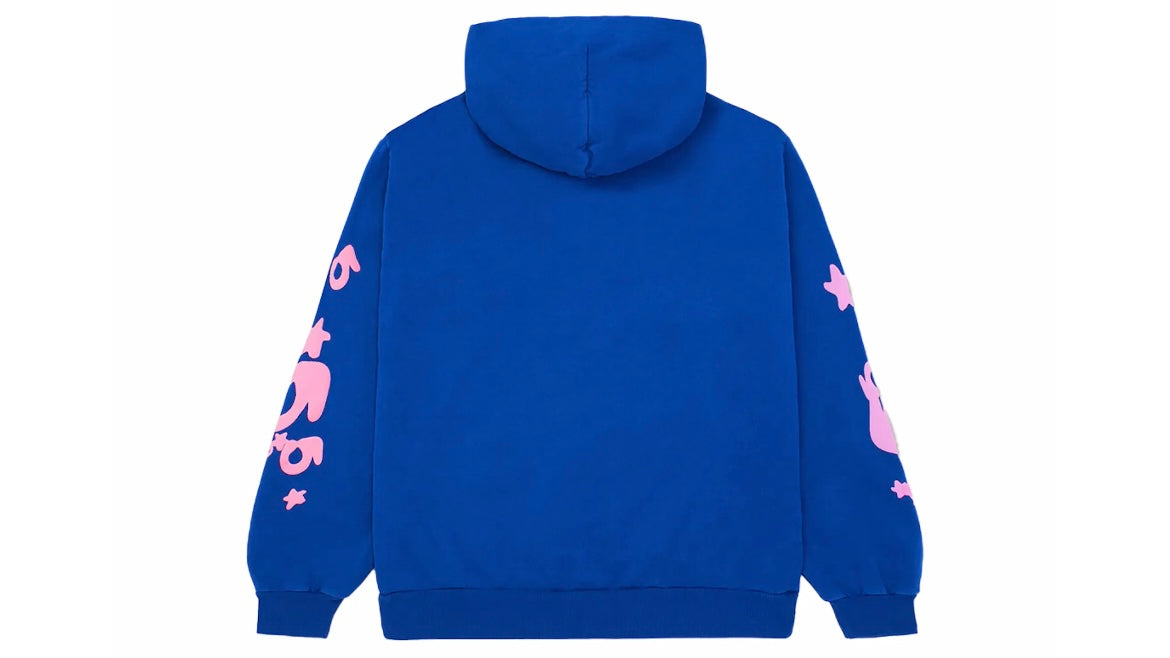 SP5DER WORLDWIDE BELUGA HOODIE ‘BLUE’