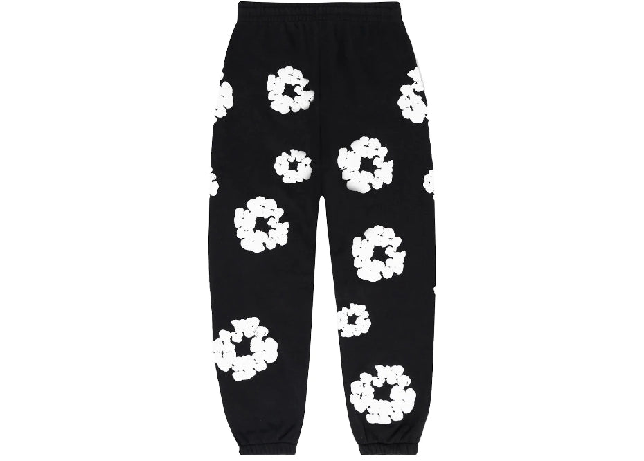 DENIM TEARS THE COTTON WREATH SWEATPANTS ‘BLACK’