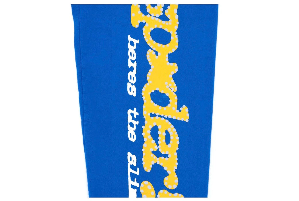 SP5DER WORLDWIDE TC SWEATPANTS ‘BLUE’