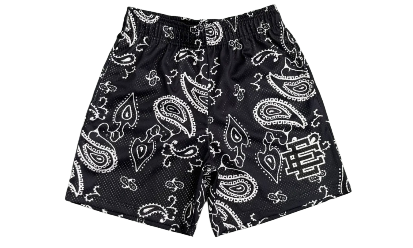 ERIC EMANUEL EE BASIC SHORT ‘BLACK PAISLEY’