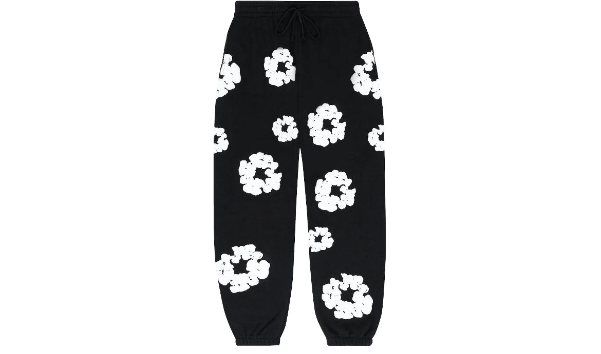 DENIM TEARS THE COTTON WREATH SWEATPANTS ‘BLACK’