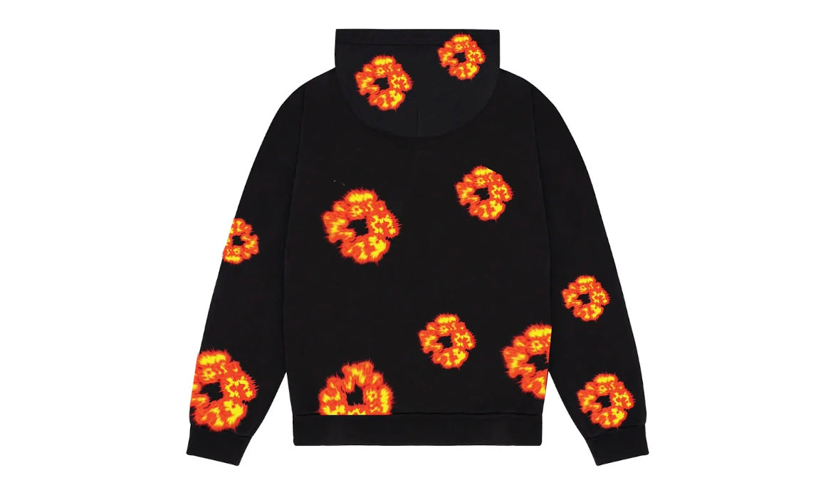 DENIM TEARS x OFFSET WREATH HOODIE ‘BLACK’