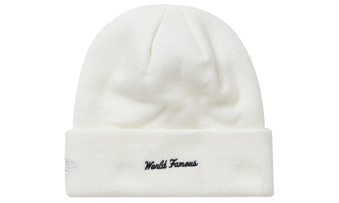 SUPREME NEW ERA BOX LOGO BEANIE ‘White’