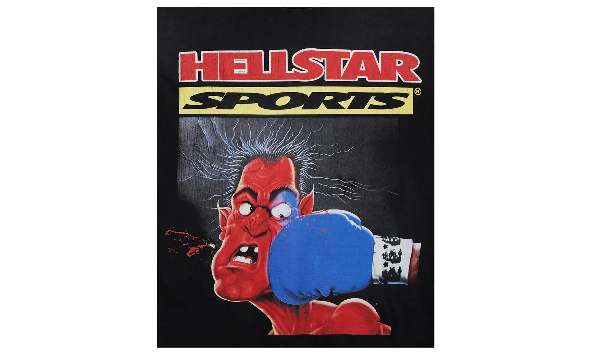 HELLSTAR KNOCK-OUT TEE ‘BLACK’