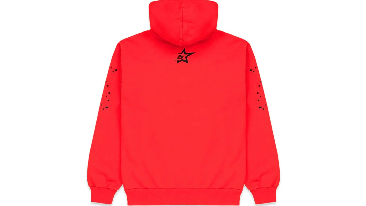 SP5DER WORLDWIDE P*NK V2 HOODIE ‘RED’