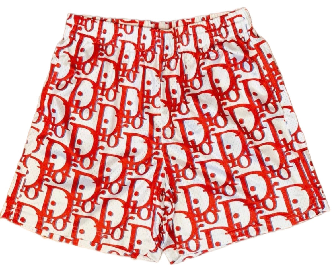 CUSTOM DIOR MESH SHORTS