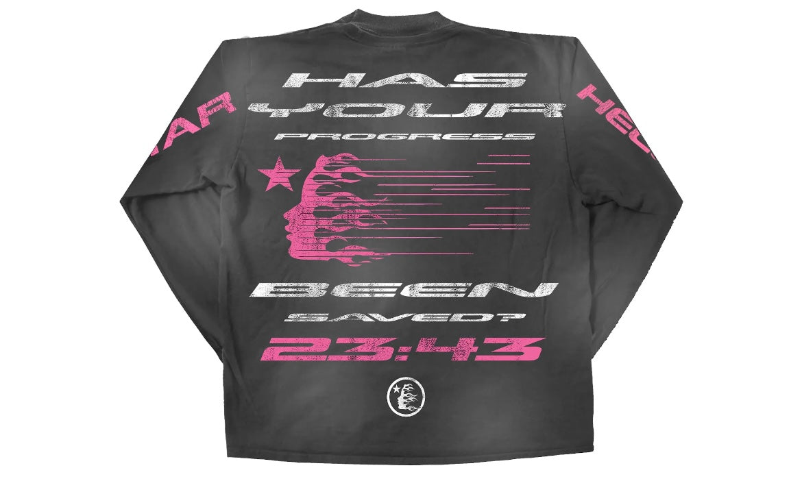 HELLSTAR QR CHRIST LONG SLEEVE TEE ‘BLACK’