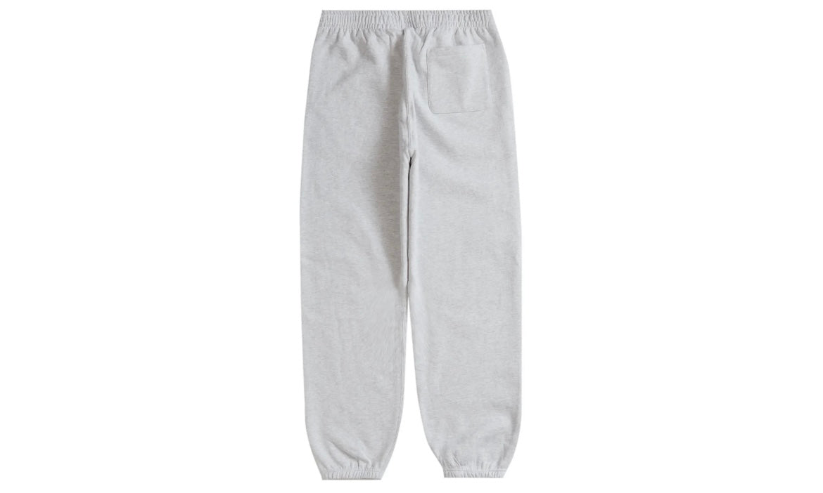 SUPREME SATIN APPLIQUÉ SWEATPANTS ‘ASH GREY’