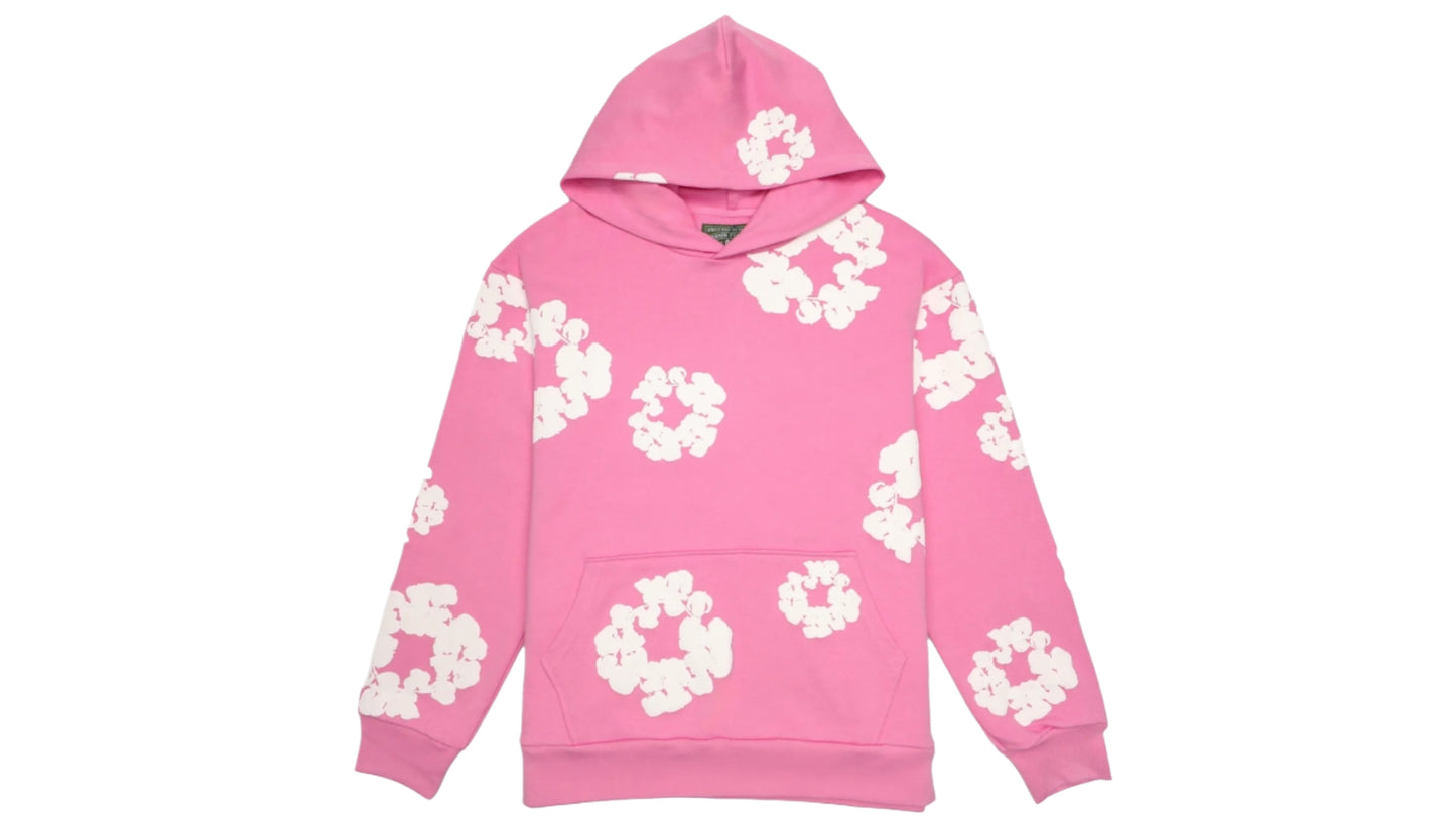 DENIM TEARS THE COTTON WREATH HOODIE ‘PINK’