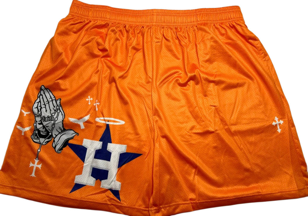 CUSTOM HOUSTON ASTROS SHORTS
