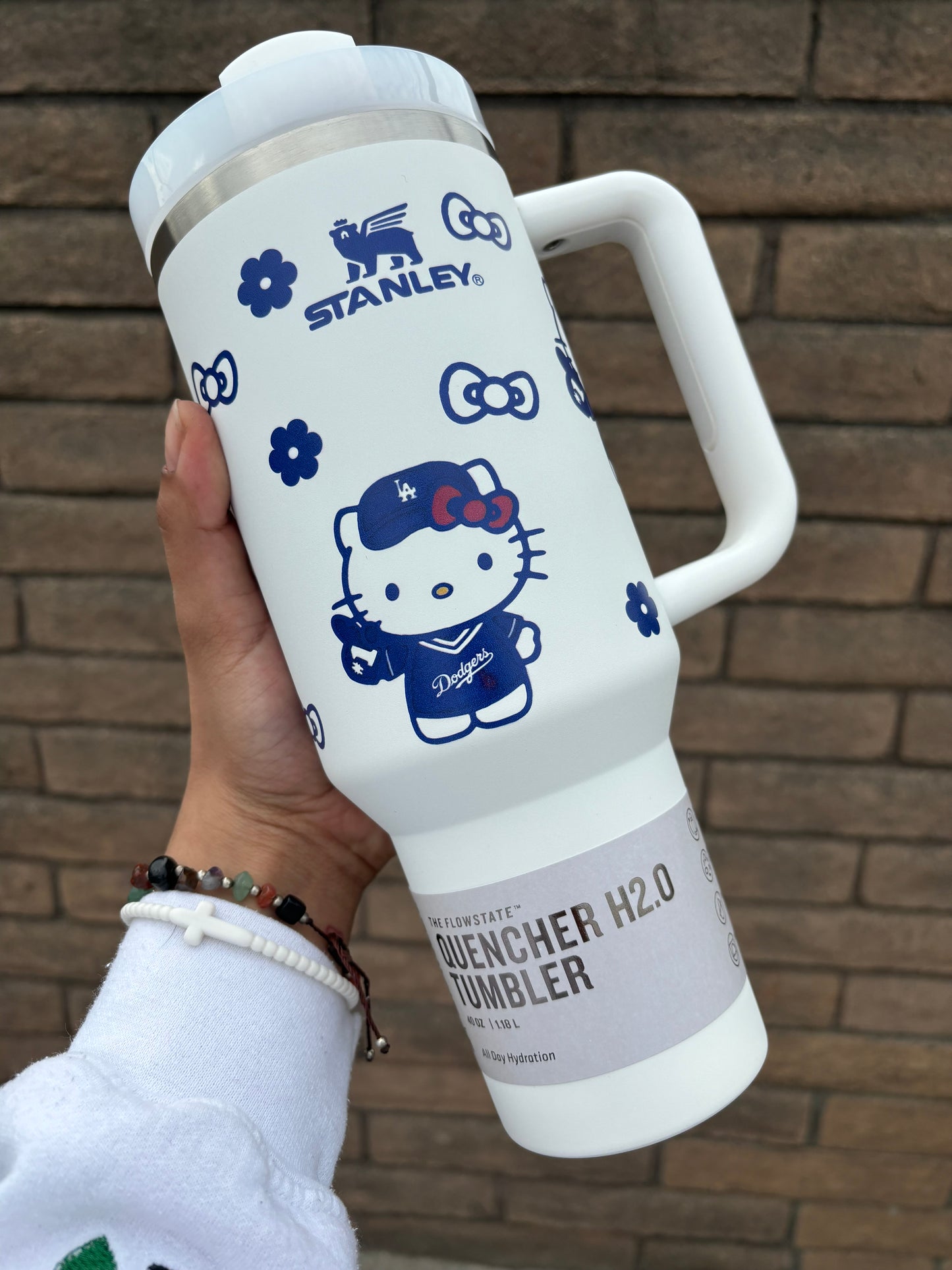 HELLO KITTY STANLEY CUP ‘WHITE/BLUE DODGER’