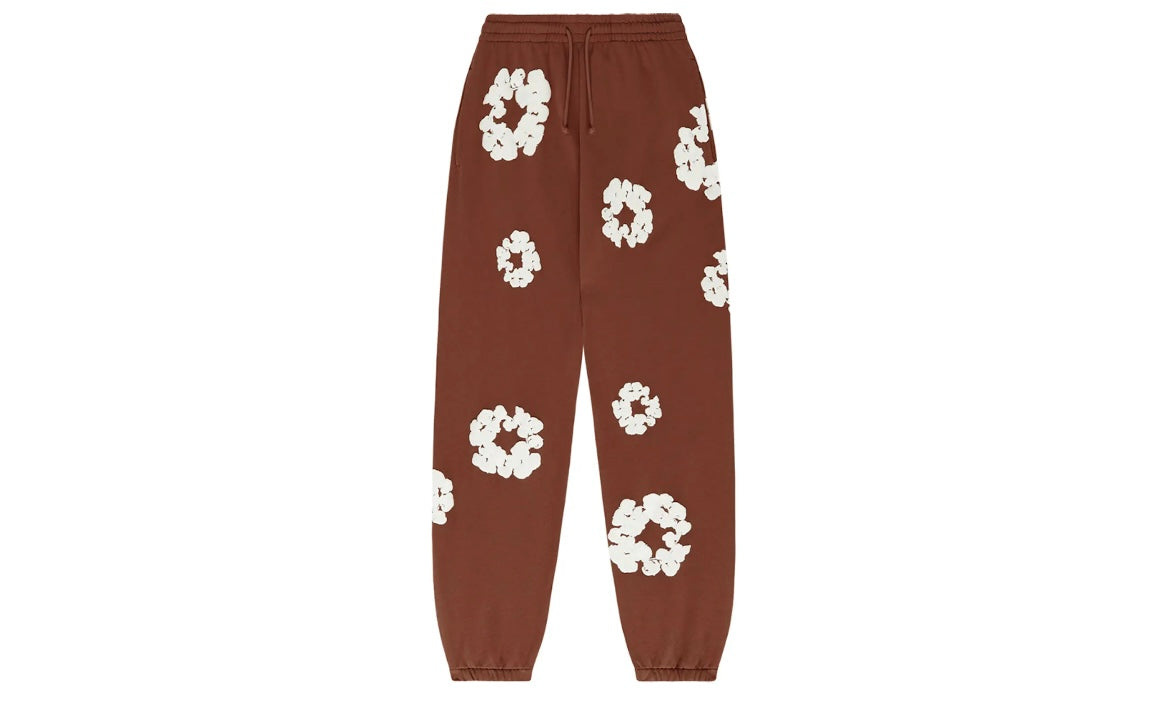 DENIM TEARS THE COTTON WREATH SWEATPANTS ‘BROWN’
