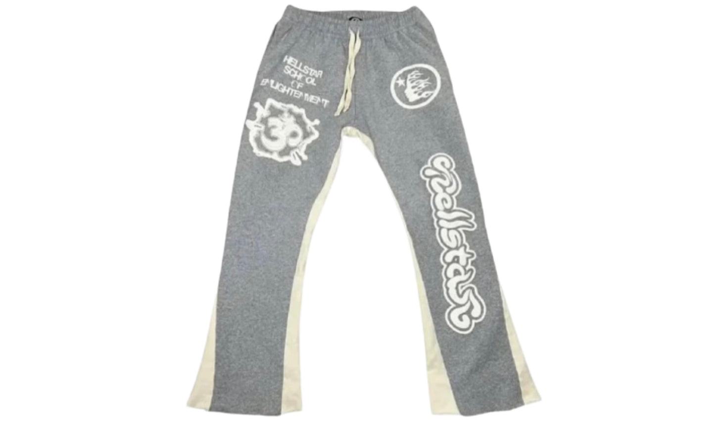 HELLSTAR CAPSULE 4 FLARE SWEATPANTS ‘GREY’