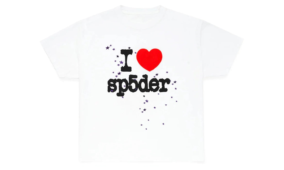 SP5DER WORLDWIDE I HEART SP5 SOUVENIR TEE ‘WHITE’