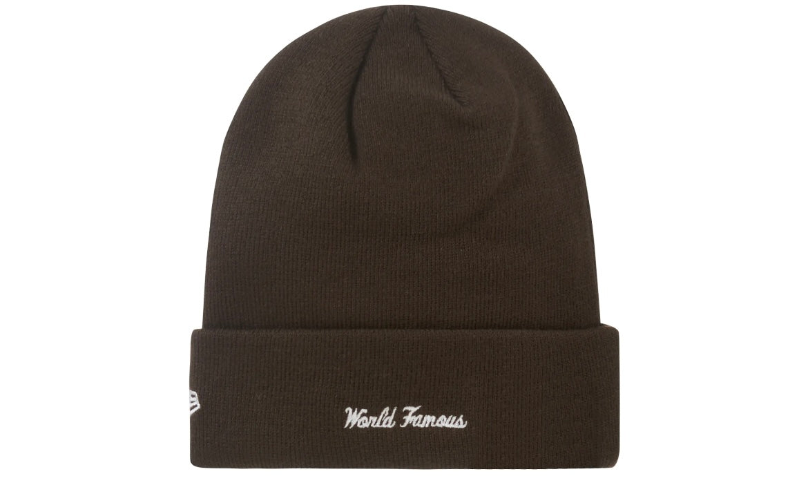 SUPREME NEW ERA BOX LOGO BEANIE ‘BROWN’