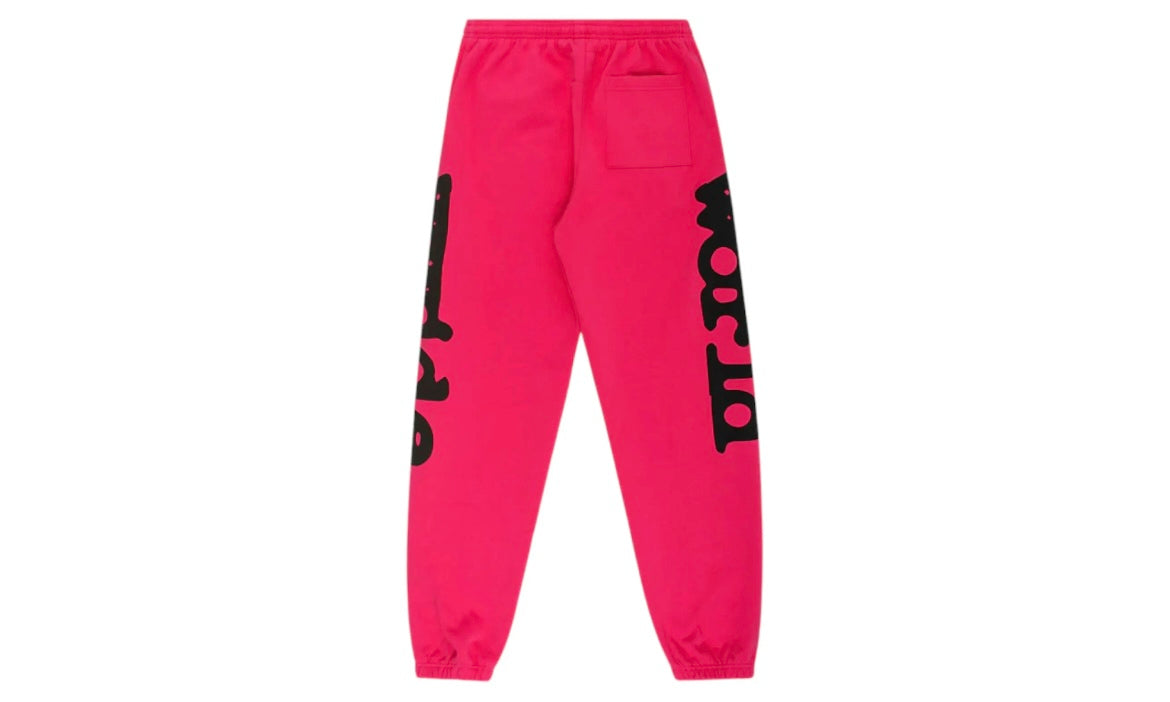 SP5DER WORLDWIDE BELUGA SWEATPANTS ‘PINK’