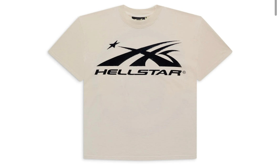 HELLSTAR SPORTS GEL LOGO TEE ‘WHITE/BLACK