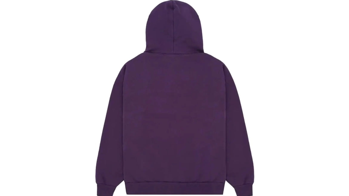 SP5DER WORLDWIDE WEB RHINESTONE HOODIE ‘PURPLE’