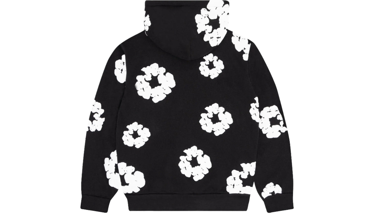 DENIM TEARS THE COTTON WREATH HOODIE ‘BLACK’