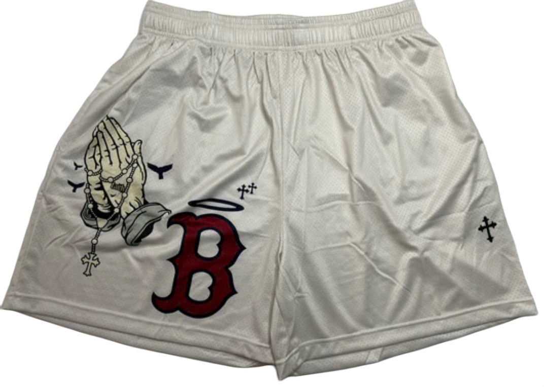CUSTOM BOSTON RED SOX SHORTS