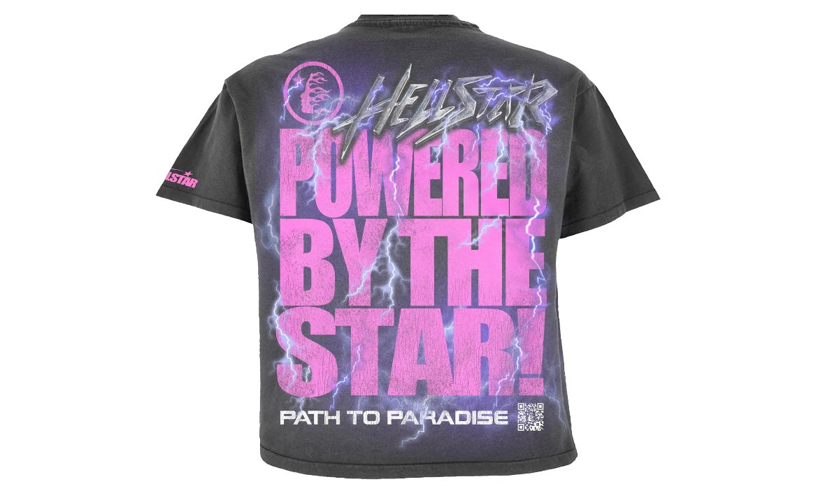 HELLSTAR POWERED BY THE STAR TEE ‘BLACK’