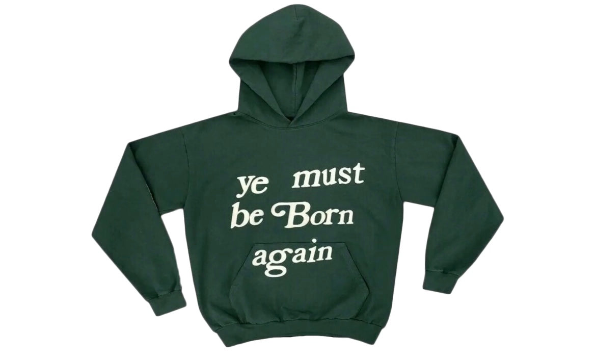 CACTUS PLANT FLEA MARKET BORN AGAIN HOODIE ‘GREEN’