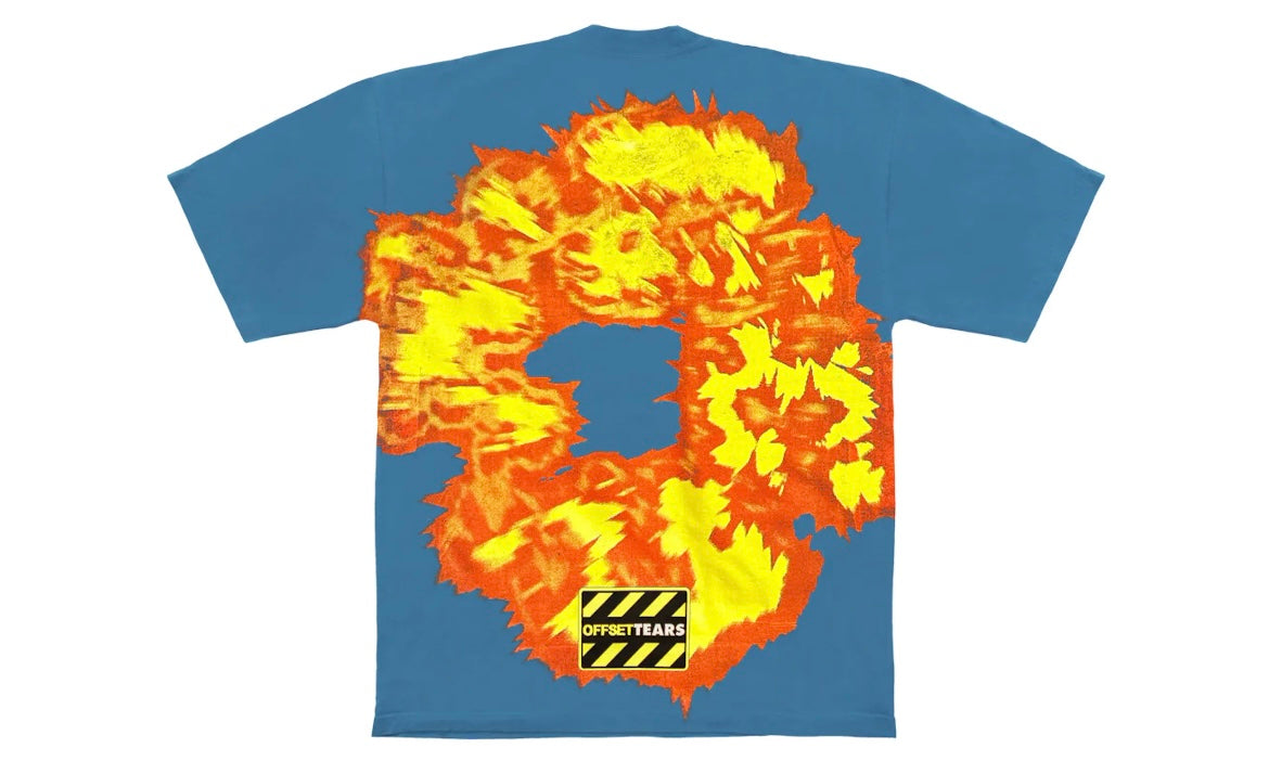DENIM TEARS x OFFSET SET IT OFF #1 T-SHIRT ‘BLUE’
