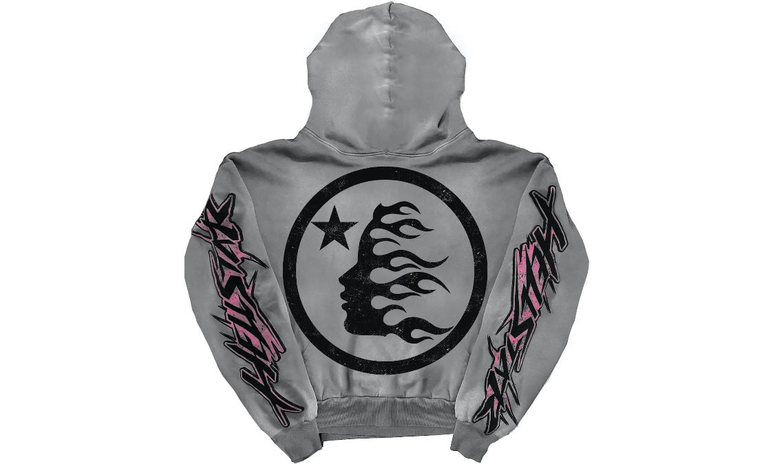 HELLSTAR FUTURE FLAME HOODIE ‘GREY’