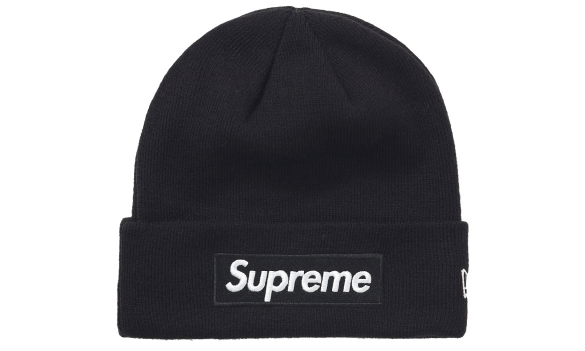 SUPREME NEW ERA BOX LOGO BEANIE ‘BLACK’