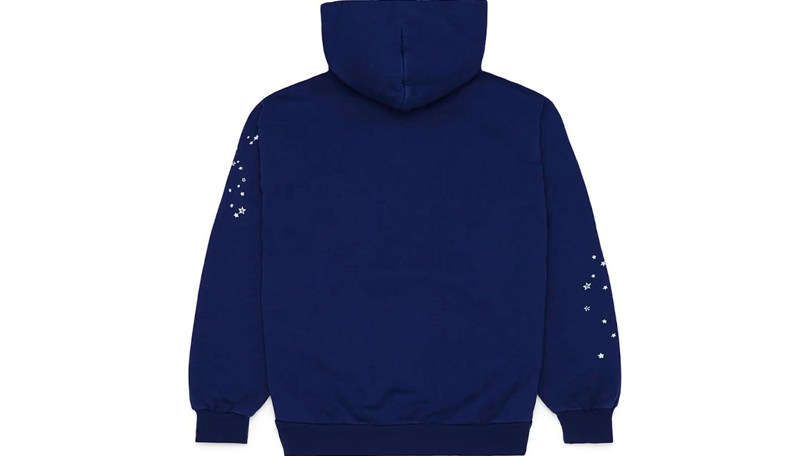 SP5DER WORLDWIDE OG WEB HOODIE ‘NAVY BLUE’