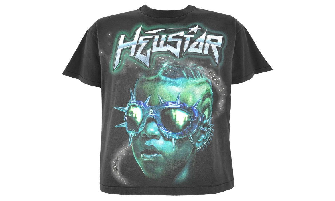 HELLSTAR THE FUTURE TEE ‘BLACK/BLUE’