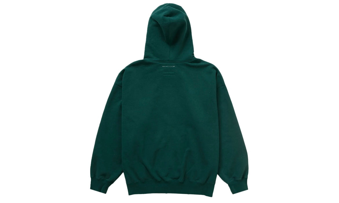 SUPREME MM6 MAISON MARGIELA ZIP UP HOODED SWEATER ‘DARK GREEN’