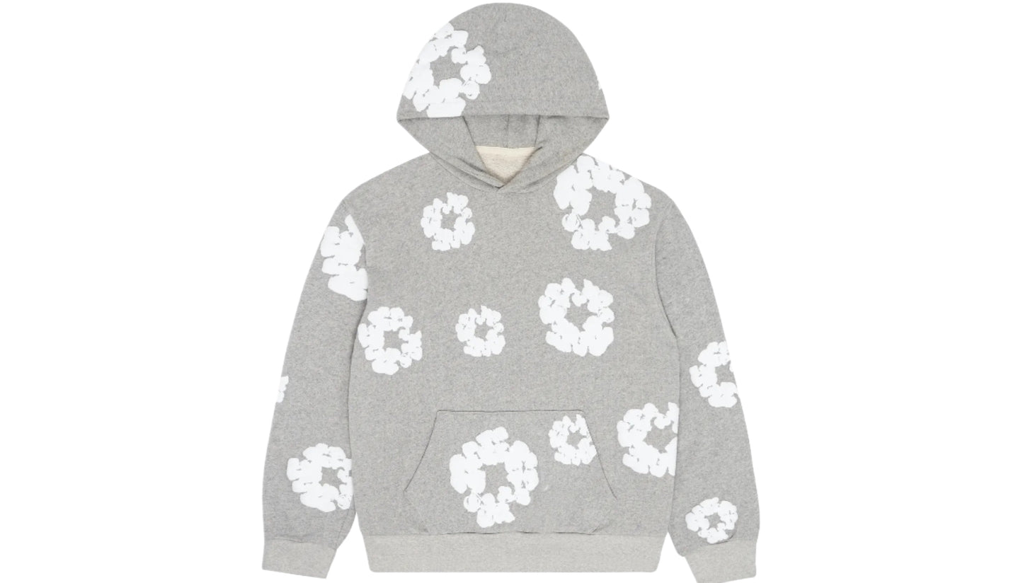 DENIM TEARS THE COTTON WREATH HOODIE ‘GREY’
