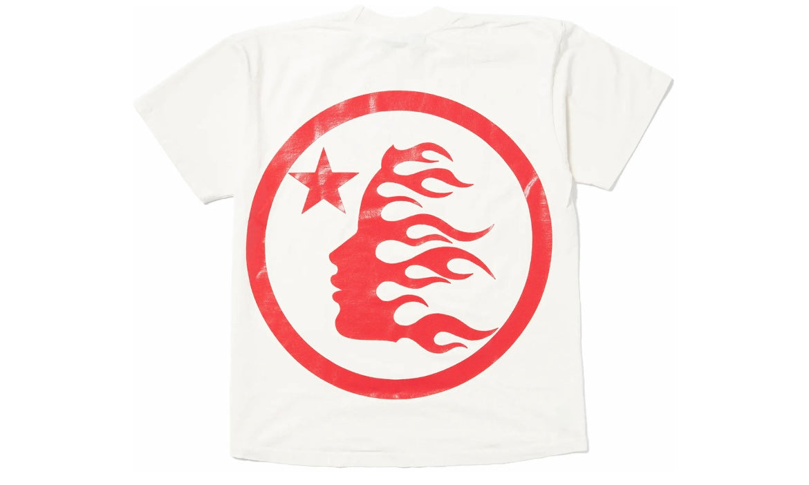 HELLSTAR SPORT LOGO GEL TEE ‘WHITE/RED’