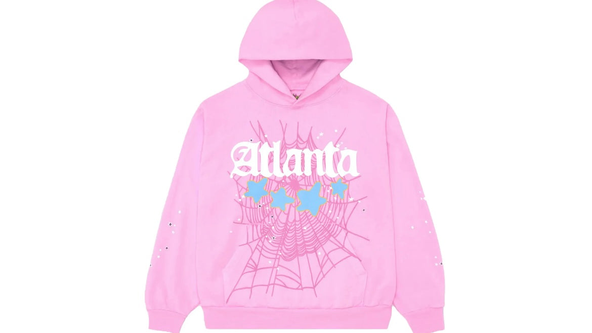 SP5DER WORLDWIDE ATLANTA HOODIE ‘PINK’