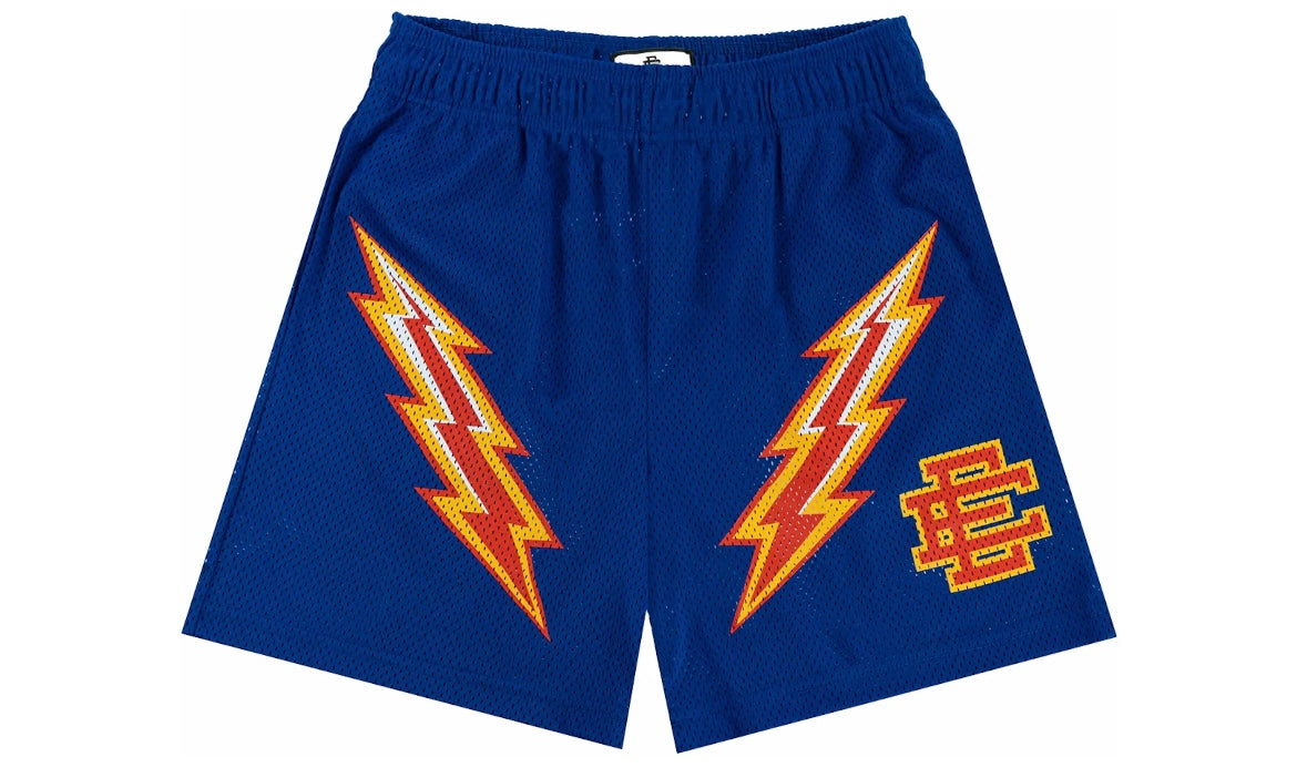 ERIC EMANUEL EE BASIC SHORT ‘BLUE / RED BOLT’