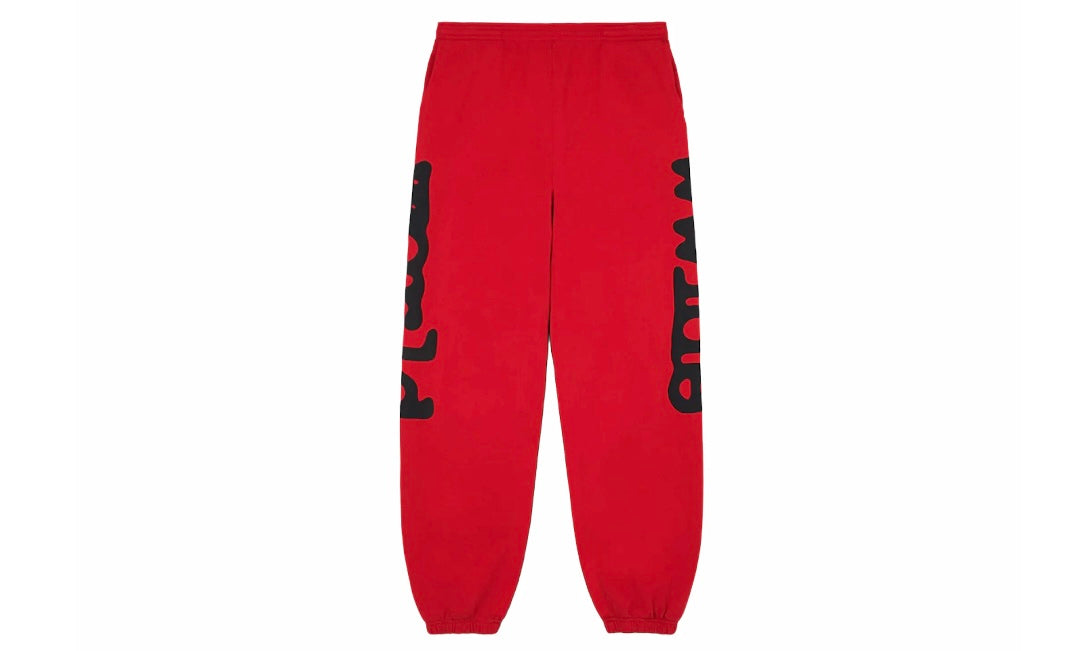 SP5DER WORLDWIDE BELUGA SWEATPANTS ‘RED’