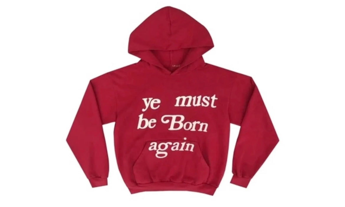 CACTUS PLANT FLEA MARKET BORN AGAIN HOODIE ‘RED’