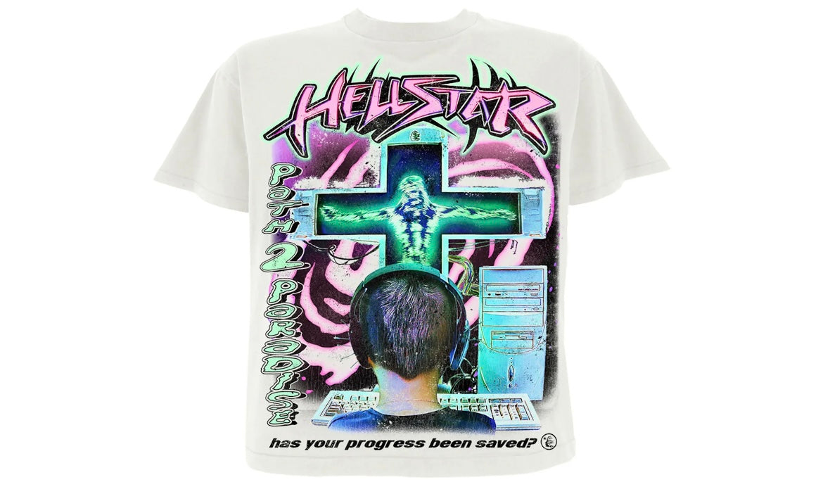 HELLSTAR ONLINE TEE ‘WHITE’