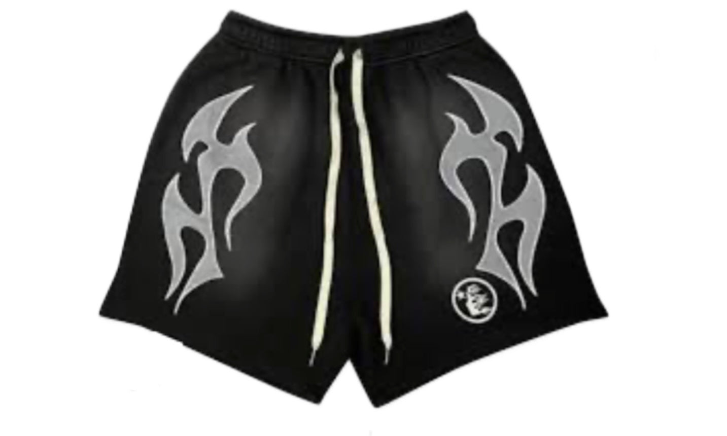 HELLSTAR FLAME SHORTS ‘BLACK/GREY’