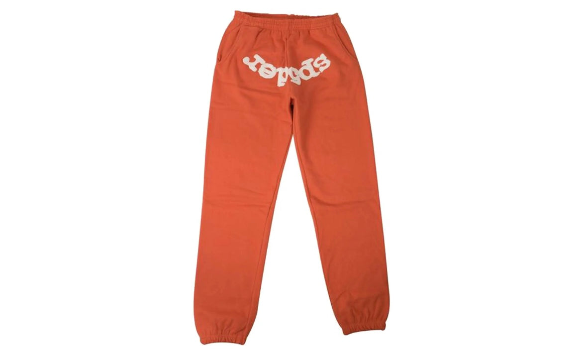 SP5DER WORLDWIDE WEBSUIT SWEATPANTS ‘ORANGE’