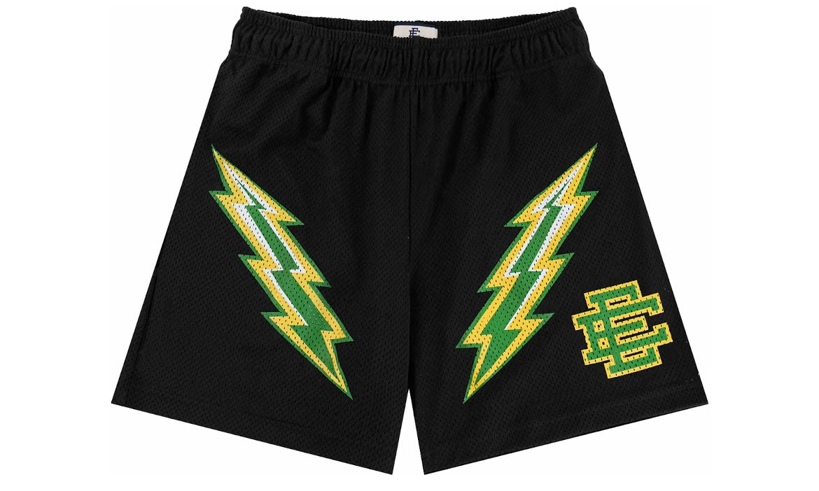 ERIC EMANUEL EE BASIC SHORT ‘BLACK / GREEN BOLT’