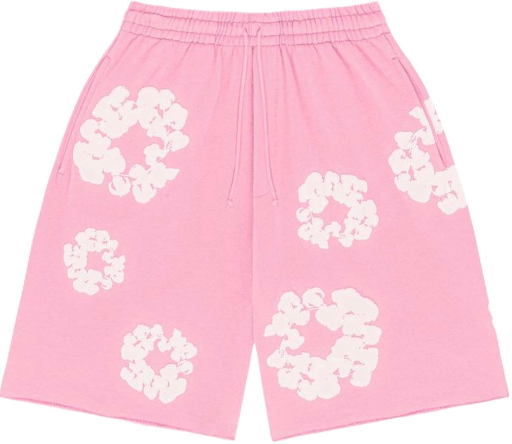 DENIM TEARS THE COTTON WREATH SHORTS ‘PINK’
