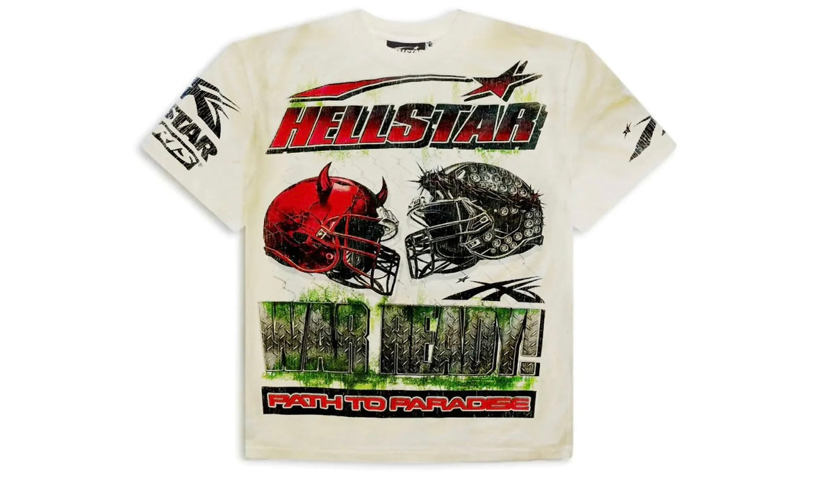 HELLSTAR WAR READY! TEE ‘WHITE’